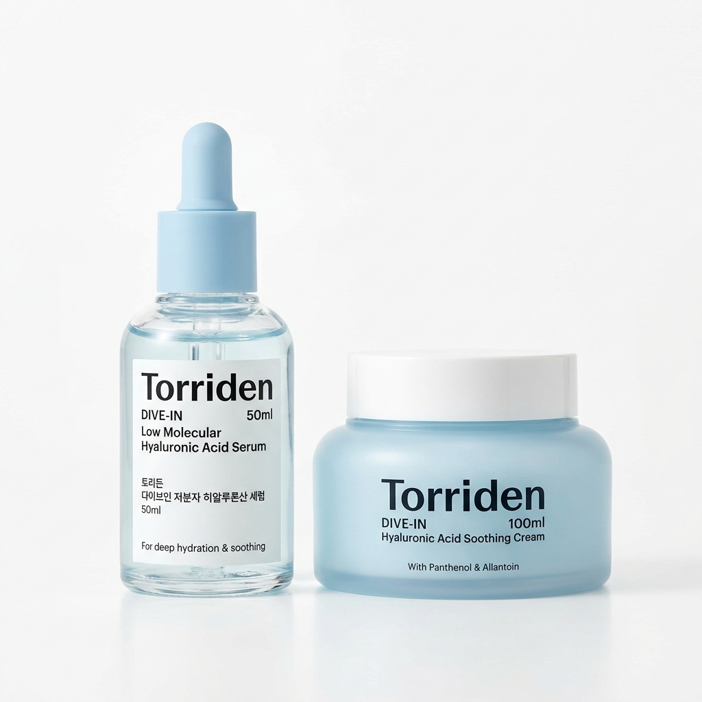 [1+1 더블기획] 토리든 다이브인 저분자 히알루론산 수딩 크림 100ml+100ml